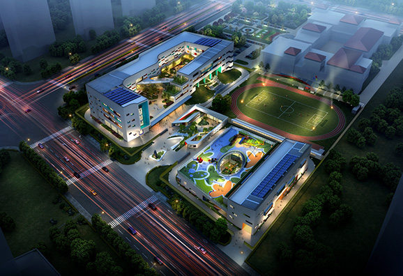 中新天津生態(tài)城29#地塊中小學(xué)、幼兒園